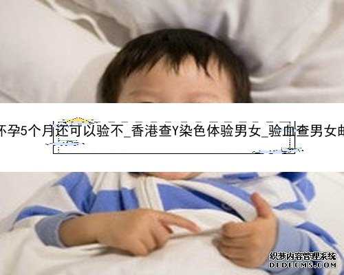 香港验血怀孕5个月还可以验不_香港查Y染色体验男女_验血查男女邮寄准不准
